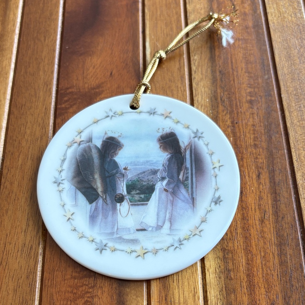 Count Your Blessings The Hadley Collection 2002 Ornament Angels with Stars